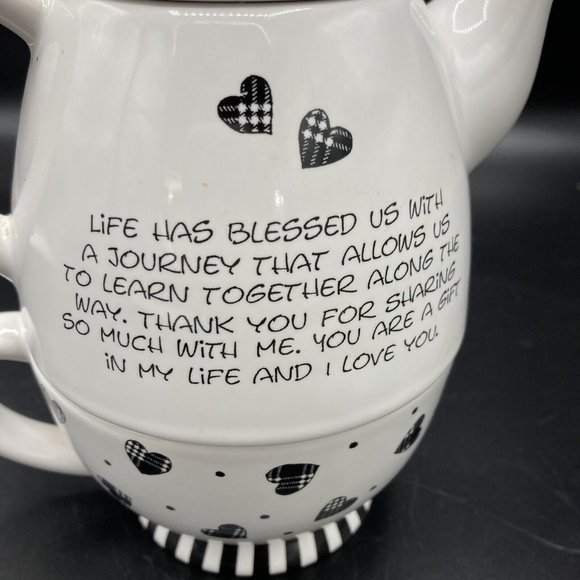 Enesco “Children of The Inner Light: Mother Daughter” Ceramic Tea Pot - Picture 3 of 10